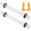 Polymer Clay Roller Tools,2Pcs Clay Rolling Pin,Acrylic Rolling Pin with Thickness Rings,for DIY 1