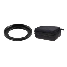 Replacement 40.5mm-52mm Metal Filter Step  Ring Adapter with EVA Bag Portable Hard Protective Shockproof Cover