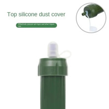1 Stuk -Waterfilterrietje voor Buiten, Camping, ABS + PE, Waterzak voor Overleving of Noodgevallen
