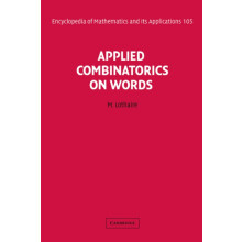 Applied Combinatorics on Words by M. Lothaire Hardcover Book