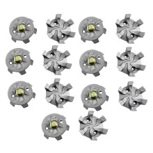 14 PièCes Spikes Pins Turn Fast Twist Shoe Spikes Remplacement Set Ultra Thin Crampons Pins Spikes