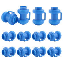 12 PièCes SéRies Embouts de Trampoline 25 Mm, Embouts de Trampoline pour Fixer le Filet de SéCurité Aux Poteaux Du Trampoline.