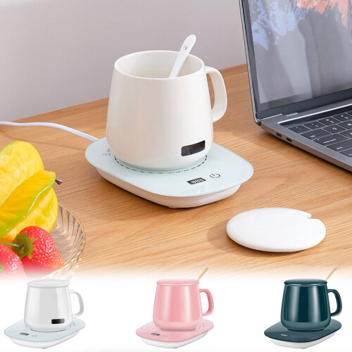 USB-koppvarmer, digitalt display, 3 varmenivåer, keramisk base