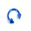 Neusring Blauw Delicate Sieraden Septumpiercing 1