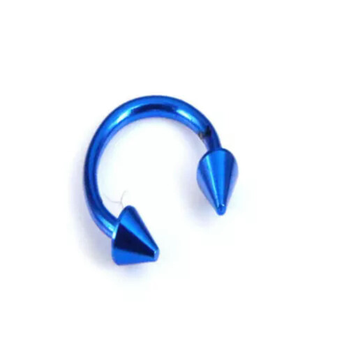 Neusring Blauw Delicate Sieraden Septumpiercing