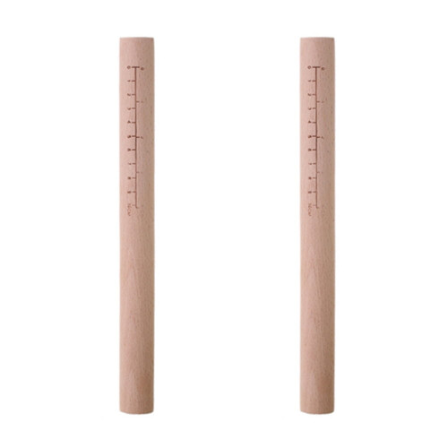 Rolo de massa de madeira de faia francesa de 28 cm (11 polegadas)