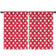 Christmas Curtains Snowflake Pattern 42x63 Inch Polyester
