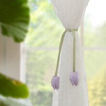 Tulipánmintás függönykötők Virágmintás dekoratív függönykötők