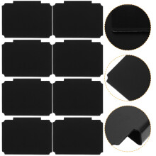 Black Basket Label Clips Storage Bins 12 Pcs