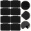 Black Basket Label Clips Storage Bins 12 Pcs 1