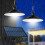 Solar Pendant Light Outdoor Waterproof LED Double-Head 1