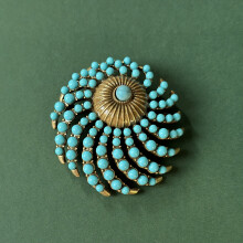Broche vintage para mujer: diseño de lujo ligero, 1 pieza.