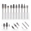 Rotary File Set for Metal Polishing 10 Pieces Silver 1