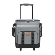 12L Rolling Insulated Cooler Bag with Wheels and Telescopic