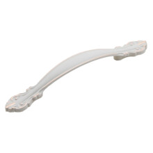 Carved Cabinet Handle Vintage Zinc Alloy 128mm Ivory