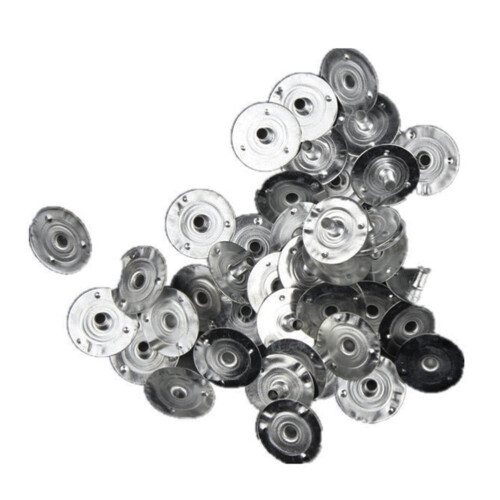 Silver Metal Candle Wick Base 400 Pieces