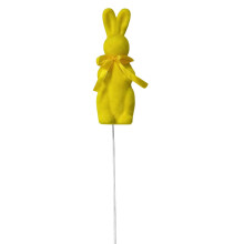 Easter Flocked Rabbit Foam Pick 15 Inch 1 Piece