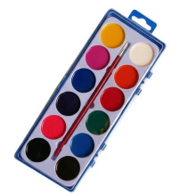 Mini Watercolour Paint Set Portable Palette 12 Grids
