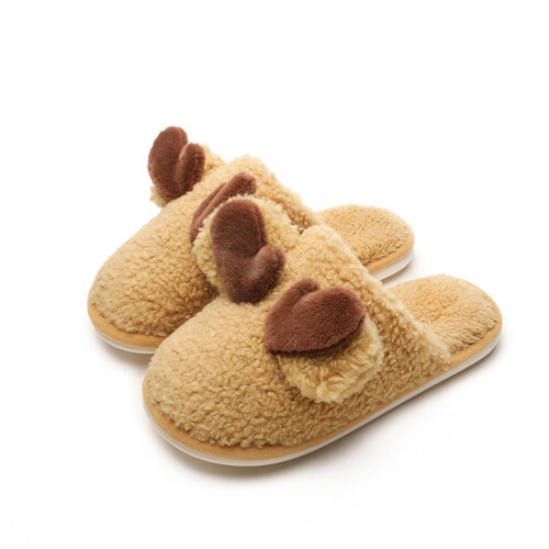 Gula fleecetofflor unisex storlek 40 1