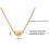 Initial Pendant Necklace 18K Gold Plated Figaro Chain 4