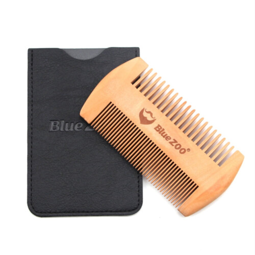 VBESTLIFE Pearwood Mustache Comb for Styling 1
