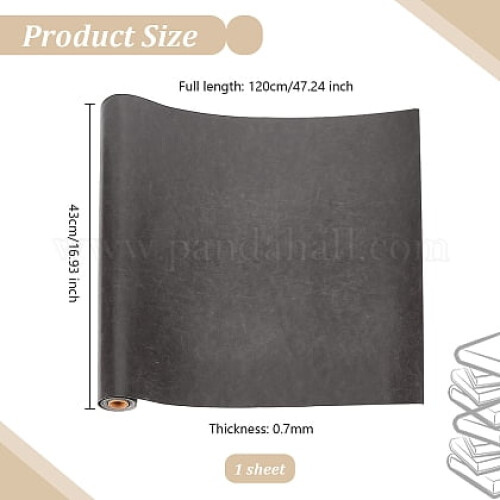 PU Imitation Leather Fabric with Kraft Cardboard Mailing 1