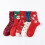 Christmas Socks for Women Wool Blend Deer Pattern Set of 5 2
