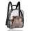 Clear Backpack Stadium Approved Backpack Transparent Backpack for Concert, Beach, Work, Travel & Sporting 3