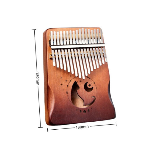 Kalimba Thumb Piano Solid Wood 17 Keys 2