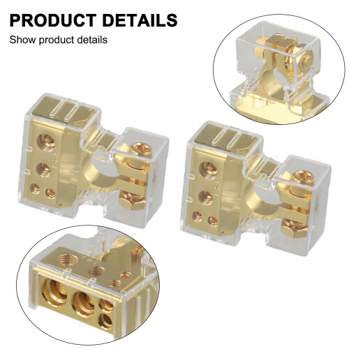 Battery Terminal Clamp Connector Set 2 pcs 1