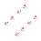 BE-TOOL Magnetic Eyeglass Holders 8Pcs Pink 2