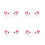 BE-TOOL Magnetic Eyeglass Holders 8Pcs Pink 6