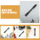 Wheelchair Brake Handle Replacement Black Stainless Steel 2 3