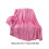 Pink Fleece Throw Blanket Microfiber 50x60 inches 2
