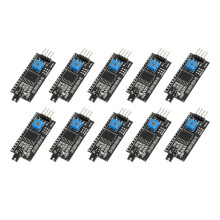 10Pcs PCF8574 I2C IIC LCD1602 2004 Display Adapter Module LCD Interface Converter Board for Robot Parts