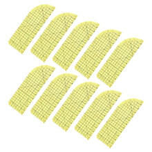 10PCS Hot Hem Ruler for Sewing Ruler Heat Resistants Ruler for Quilting Making Clean Measuring Non-Slip Pressing Tool