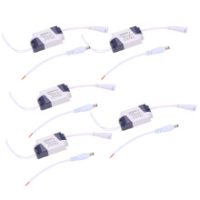 5X LED Transformer - Constant Transformer 4-7W LED Driver Power Supply Transformer DC12-24V Durable