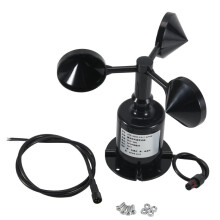 0-70M/S Wind Speed Sensor Environment Signal Output Pulse Type Three Cups Wind Speed Sensor Anemometer DC5-30V