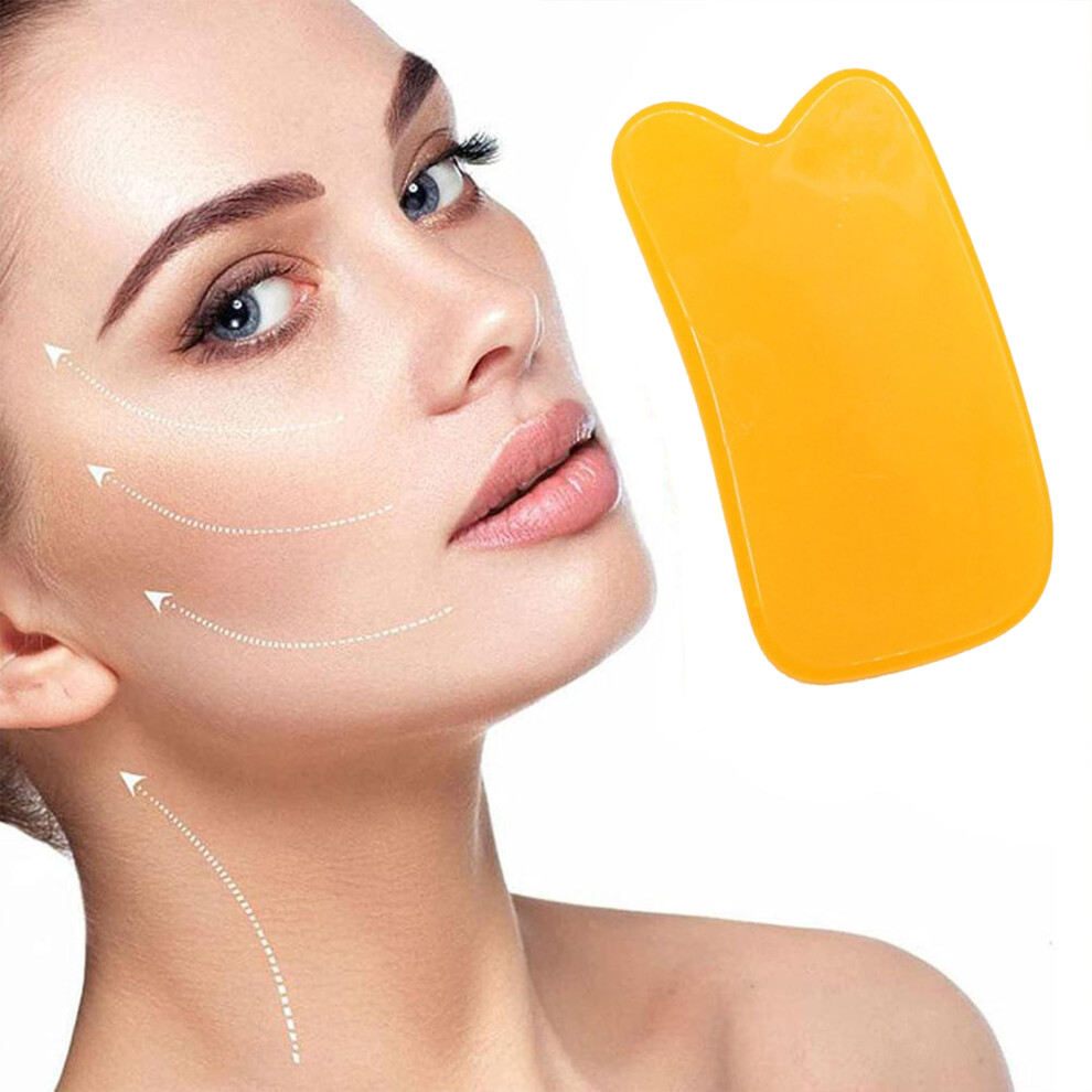 Dcph-Clothing Amber Gua Sha Tool For Face & Body Care