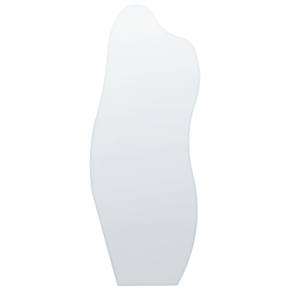 Beliani Wall Mirror Estang 50 Cm 140 Cm Silver