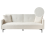 Beliani Sofa Bed 3 Seater LUCAN Boucle Off-White 1
