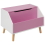 Beliani Toy Box CASPER 43 cm Pink 1
