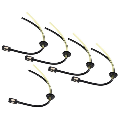 5Pcs/Set Replacement Fuel Hose Pipe Tank Filter for Strimmer Trimmer Brush Cutter Chainsaw Fuel  Filter
