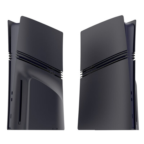 For PS5 Pro Disc Version Black Faceplate Case Cover Premium Plastic Gaming Accessories 1