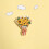 Flower Refrigerator Magnet Colorful Bouquet Decor 1