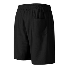 Herren-Cordshorts mit Elastischem Bund und Kordelzug - Lässig, Ideal für Sommer, Training und Strand Schwarz XXL