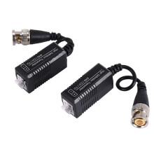 4 Pary 8 Sztuk Pasywny Nadajnik i Nadajnik-Odbiornik Wideo z Kablem do 1080P TVI/CVI/TVI/AHD/960H Kamera Dvr System CCTV, MęSki Kabel BNC na UTP
