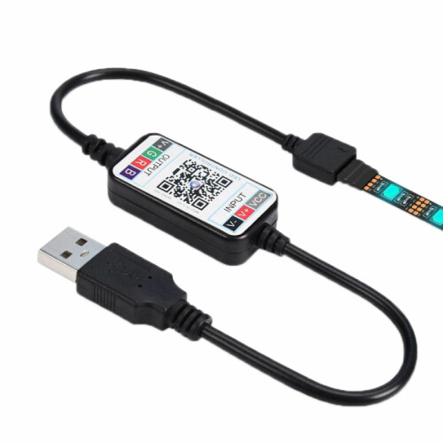 Wireless  LED Dimmer Remote Controller DC5-24V Phone APP Connection Control for RGB Light Strip Timer