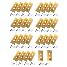 30 Pcs Robotic Lawnmower Replacement Blades Set 0.6mm Thick Blades for Luba & Yuka Series