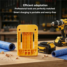USB Battery Adapter Converter for 18V/20V Li-Ion with USB Type-C Battery Holder Fast Charging